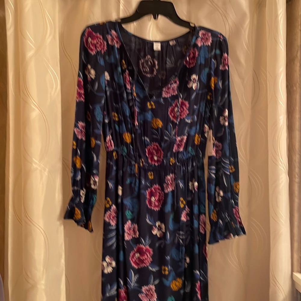 NWT - Old Navy dress, size S, navy/floral